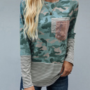  Sequins Front Pocket Long Sleeve Top | 3 Colors |