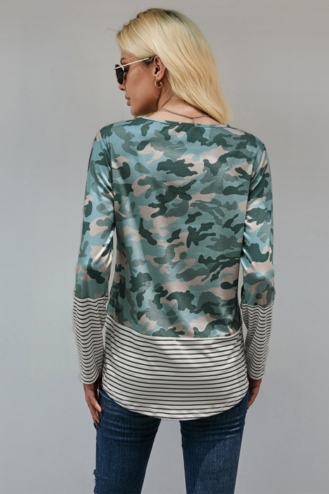 Sequins Front Pocket Long Sleeve Top | 3 Colors |