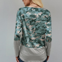  Sequins Front Pocket Long Sleeve Top | 3 Colors |