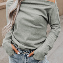  Drop Shoulder Long Sleeve Top