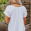  Wild Flower Embroidered Shift Top