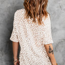  Animal Print V-neck Tunic Top