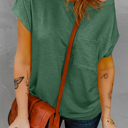  Pocketed Tee with Side Slits