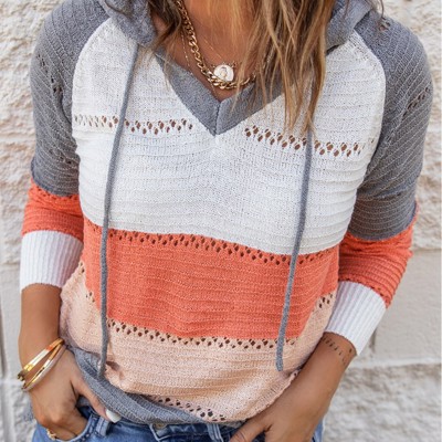 Beach Bonfire Knitted Hoodie | 4 Colors |