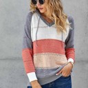 XL Orange Beach Bonfire Knitted Hoodie | 4 Colors |