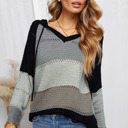  Beach Bonfire Knitted Hoodie | 4 Colors |