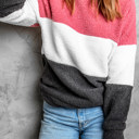  Colorblock Plush Sweatshirt | 2 Colors |