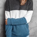  Colorblock Plush Sweatshirt | 2 Colors |