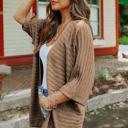   Ribbed Open Front Knit Cardigan | 4 Colors |