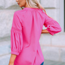  Dotted Print Loose Shirt