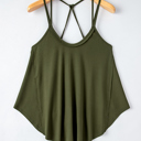  Exposed Seam Detail Double Straps Tank Top | 2 Colors |
