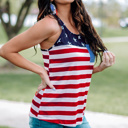   American Flag Tank Top