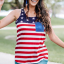   American Flag Tank Top