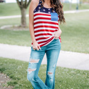   American Flag Tank Top