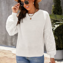  Balloon Sleeve Knit Sweater | 4 Colors |