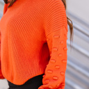  Balloon Sleeve Knit Sweater | 4 Colors |