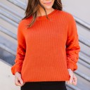  Balloon Sleeve Knit Sweater | 4 Colors |