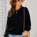  Balloon Sleeve Knit Sweater | 4 Colors |