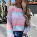  Fuzzy Crew Neck Sweater | 2 Colors |