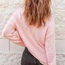  Trendy Knit Ribbed Cuffs Sweater | 2 Colors |