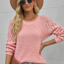  Knitted Raglan Sleeve Sweater | 2 Colors |