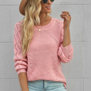  Knitted Raglan Sleeve Sweater | 2 Colors |