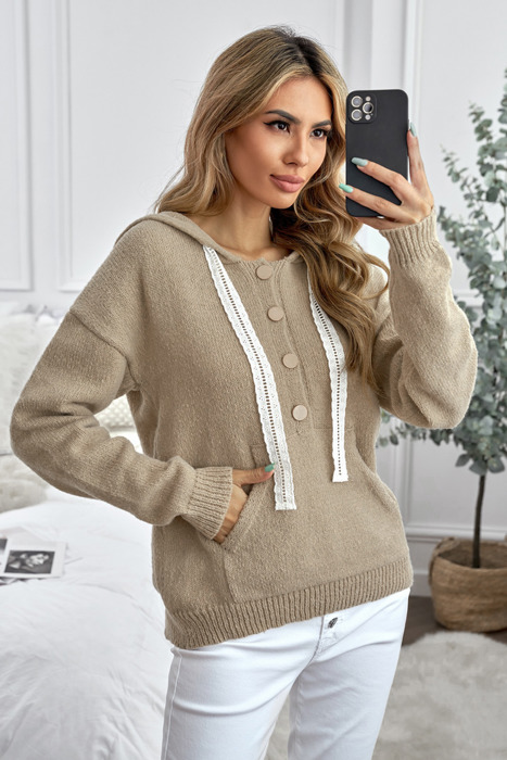 Kangaroo Pocket Hooded Sweater | 3 Colors |