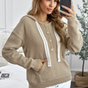  Kangaroo Pocket Hooded Sweater | 3 Colors |