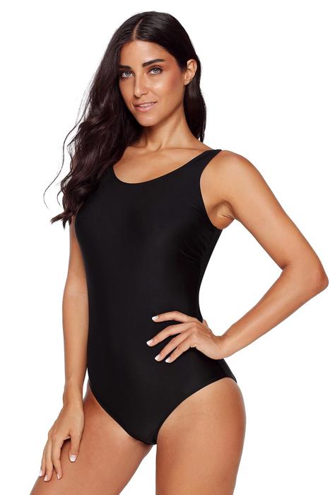 Criss Cross Back One Piece Swimsuit