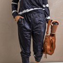  Tie Dye Print Pullover Lounge Pants Set
