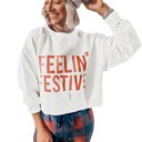 FEELIN' FESTIVE Shirt and Plaid Pants Lounge Set