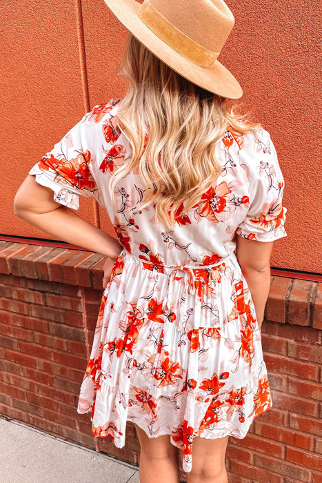 Floral Tiered Mini Dress