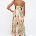  Abstract Spaghetti Strap Maxi Dress