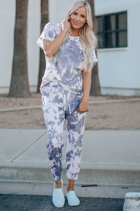 Tie Dye Top and Pants Set