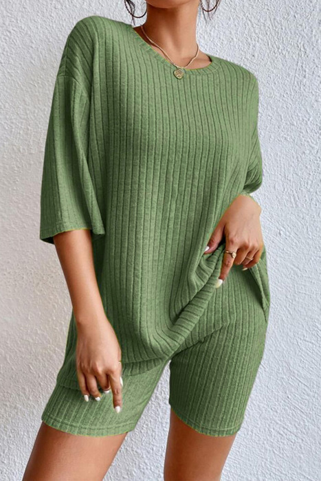 Ribbed Loose Fit Lounge Set