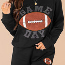  GAME DAY Football Graphic Pullover and Shorts Set