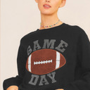  GAME DAY Football Graphic Pullover and Shorts Set