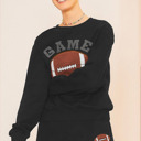  GAME DAY Football Graphic Pullover and Shorts Set