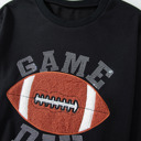  GAME DAY Football Graphic Pullover and Shorts Set