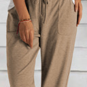  Drawstring Elastic Waist Loose Pants