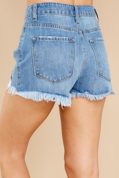 "FLASH SALE" Distressed Frayed Denim Shorts 