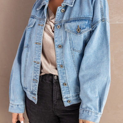 Acid Washed Denim Jacket