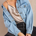  Acid Washed Denim Jacket