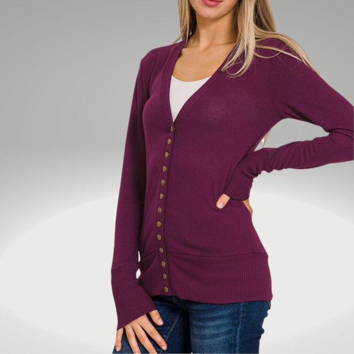 Snap Button Cardigan