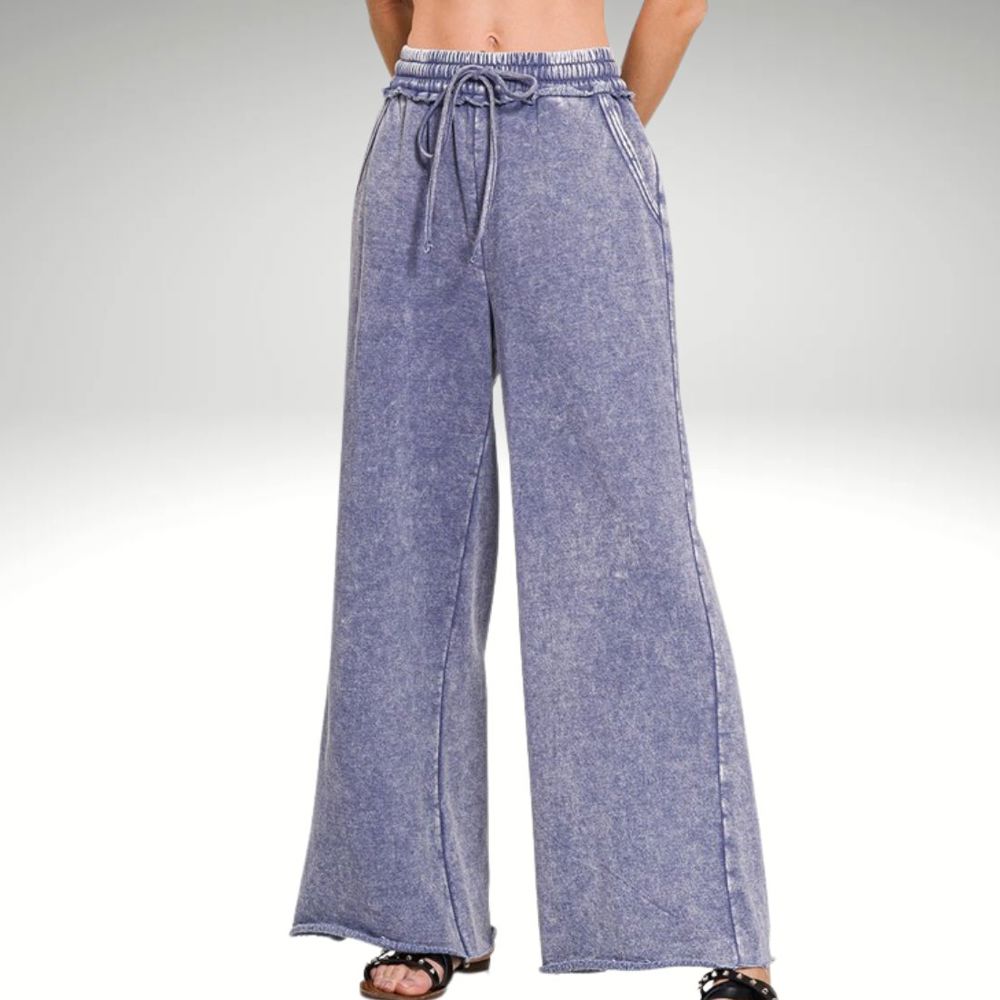 Fleece Palazzo Sweatpants