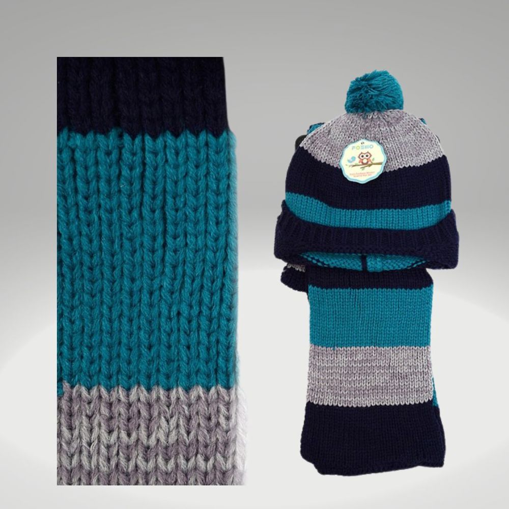 Kids Beanie and Scarf Set Pumpkin