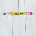  Pencil Teacher Glitter Gel Pen | Gel Pen | Refillable Pen | Custom Pen 