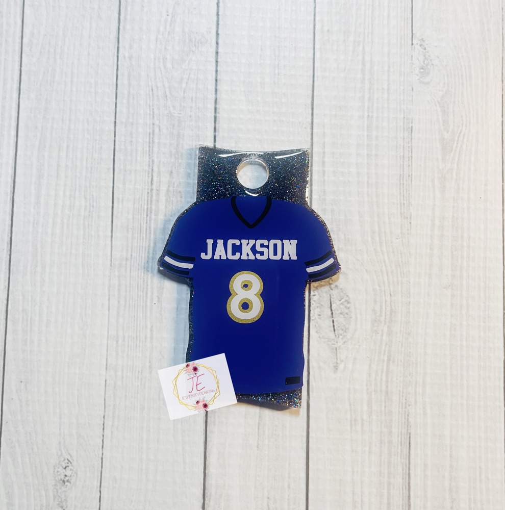 Custom Football Jersey Tumbler Topper | Tumbler Topper | Stanley Cup | Stanley Topper | Football