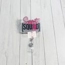  Support Squad Breast Cancer Badge Reel | Interchangeable | Badge Holder | Oncologist | Oncology | Nurse | Medical | 