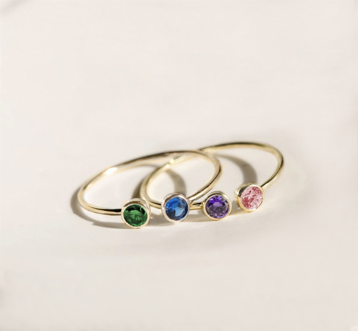 Dual Birthstone Ring